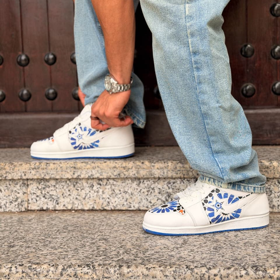 tamaghrabit shoes - blue star