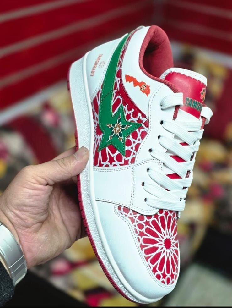 Moroccan shoes – Green star