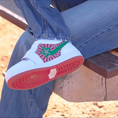 Moroccan shoes – Green star